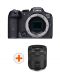 Безогледален фотоапарат Canon - EOS R7, Black + Обектив Canon - RF 85mm f/2 Macro IS STM - 1t